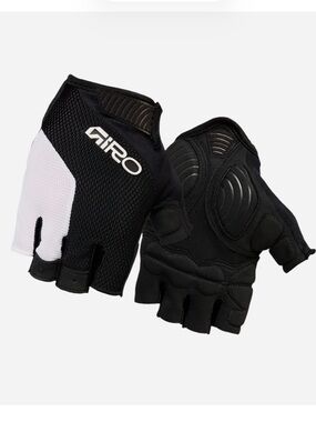 Giro Short Finger Cycling Gloves in Black & White - worn once.